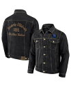 【送料無料】 ファナティクス メンズ ジャケット ブルゾン アウター Men 039 s Darius Rucker Collection by Black Kentucky Wildcats Button-Up Denim Jacket Black