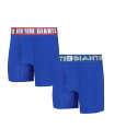 【送料無料】 コンセプツ スポーツ メンズ ボクサーパンツ アンダーウェア Men's New York Giants Gauge Knit Boxer Bri...