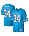 【送料無料】 ミッチェル&ネス メンズ シャツ トップス Men's Earl Campbell Light Blue Houston Oilers Legacy Replica Jersey Light Blue(4)