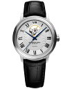 yz Ch EB Y rv ANZT[ Men's Swiss Automatic Maestro Black Leather Strap Watch 40mm 2227-STC-00659 No Color