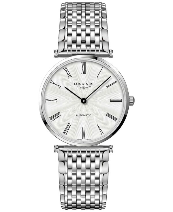 ロンジン 【送料無料】 ロンジン レディース 腕時計 アクセサリー Women's Swiss Automatic La Grande Classique de Longines Stainless Steel Bracelet Watch 38mm Silver