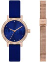 yz _i L j[[N fB[X rv ANZT[ Women's Soho Blue-Tone Stainless Steel Watch 28mm Blue