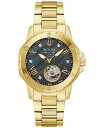 yz uo fB[X rv ANZT[ Women's Automatic Marine Star Diamond Accent Gold-Tone Stainless Steel Bracelet Watch 35mm Gold-tone