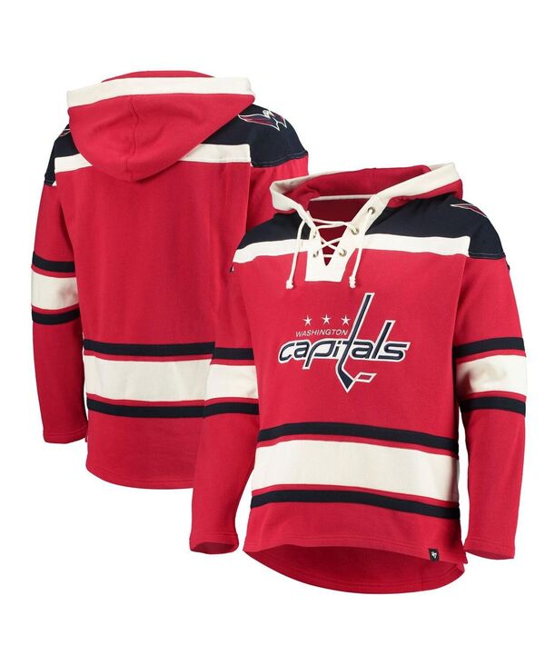 47 ブランド メンズ アウター パーカー・スウェット キャップ レース パーカー '47 Brand Men's Red Wa..