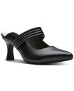 クラークス 【送料無料】 クラークス レディース パンプス シューズ Women's Kataleyna Dusk Slip-On Pointed-Toe Pumps Black Leather