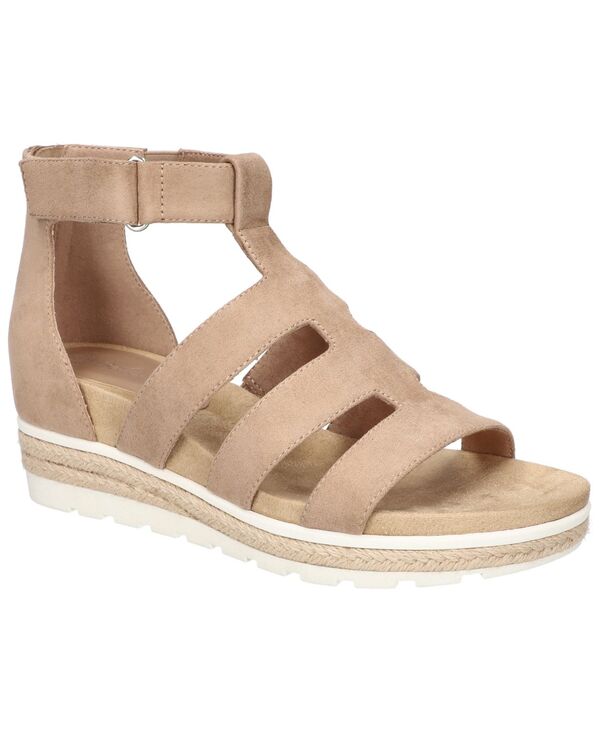 【送料無料】 ベラヴィータ レディース サンダル シューズ Women 039 s Zinia Comfort Wedge Sandals Almond Suede