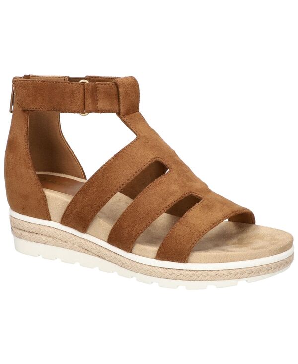 【送料無料】 ベラヴィータ レディース サンダル シューズ Women 039 s Zinia Comfort Wedge Sandals Cognac Suede