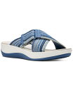 【送料無料】 クラークス レディース サンダル シューズ Women 039 s Cloudsteppers Arla Wave Sandals Blue