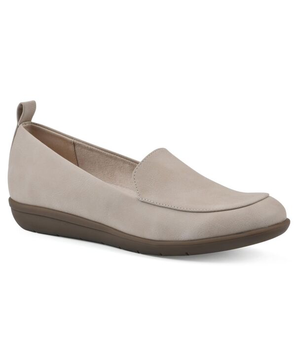  クリフバイホワイトマウンテン レディース スリッポン・ローファー シューズ Women's Twiggy Moc Loafer Light Taupe Grainy