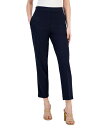 【送料無料】 ティー・タハリ レディース カジュアルパンツ ボトムス Women's Pull-On Slim Crepe Ankle Pants Navy(4)