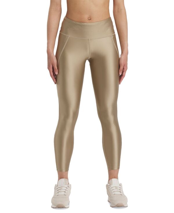 yz [{bN fB[X MX {gX Women's Lux High-Rise Shine Full-Length Leggings Boulder Beige