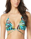 【送料無料】 ヴィンスカムート レディース トップのみ 水着 Women's Printed Ring Strappy Bikini Top Multi
