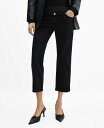 【送料無料】 マンゴ レディース デニムパンツ ジーンズ ボトムス Women's Maternity Straight Jeans Black Denim