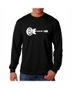 【送料無料】 エルエーポップアート メンズ Tシャツ トップス Men's Word Art Long Sleeve T-Shirt- Come Together Black(4)