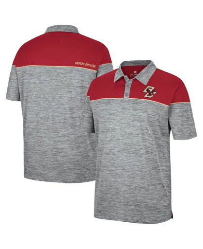 【送料無料】 コロシアム メンズ ポロシャツ トップス Men's Heathered Gray Maroon Boston College Eagles Birdie Polo Shirt Heathered Gray Maroon 【送料無料】 コロシアム メンズ ポロシャツ トップス Men's Heathered Gray Maroon Boston College Eagles Birdie Polo Shirt Heathered Gray Maroon