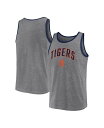 【送料無料】 ファナティクス メンズ タンクトップ トップス Men's Heather Gray Detroit Tigers Primary Tank To...