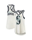 【送料無料】 ジースリー フォーハー バイ カール バンクス レディース タンクトップ トップス Women's White Seattle Mariners Tater Racerback Tank Top White