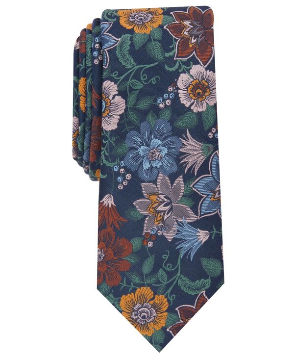 yz o[X[ Y lN^C ANZT[ Men's Ryewood Skinny Floral Tie Gold