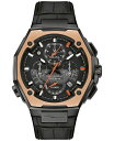 yz uo Y rv ANZT[ x Marc Anthony Men's Chronograph Precisionist Black Leather Strap Watch 45mm - Limited Edition Black