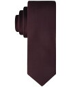 【送料無料】 カルバンクライン メンズ ネクタイ アクセサリー Men's Unison Solid Tie Burgundy
