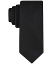 【送料無料】 カルバンクライン メンズ ネクタイ アクセサリー Men's Silver-Spun Solid Tie Black