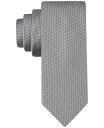 【送料無料】 カルバンクライン メンズ ネクタイ アクセサリー Men's Silver-Spun Solid Tie Silver