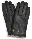 【送料無料】 クラブルーム メンズ 手袋 アクセサリー Men's Quilted Cashmere Gloves Black