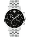 yz oh Y rv ANZT[ Men's Museum Classic Swiss Quartz Chrono Silver Tone Stainless Steel Watch 42mm Silver-Tone