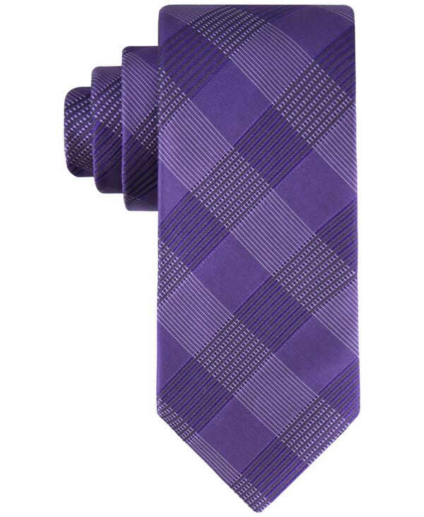 ̵ Х󥯥饤  ͥ ꡼ Men's Aiden Blue Grid Tie Purple