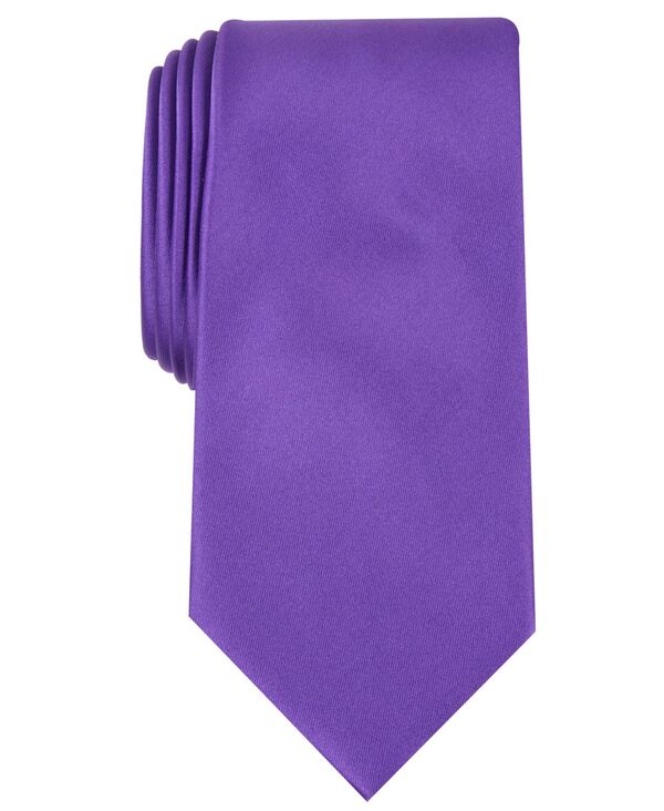 yz y[GX Y lN^C ANZT[ Men's Satin Solid Tie Purple