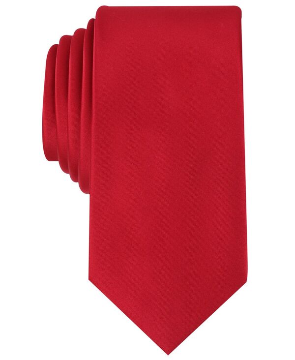 yz y[GX Y lN^C ANZT[ Men's Satin Solid Tie Red