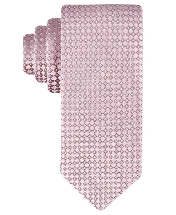 カルバン・クライン ネクタイ 【送料無料】 カルバンクライン メンズ ネクタイ アクセサリー Men's Christy Medallion Tie Pink