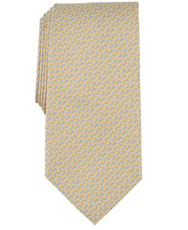 yz y[GX Y lN^C ANZT[ Men's Rova Geo-Print Tie Yellow