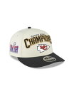 【送料無料】 ニューエラ メンズ 帽子 アクセサリー Men's Cream Kansas City Chiefs Super Bowl LVIII Champions Locker Room Low Profile 9FIFTY Hat Cream