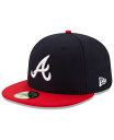 【送料無料】 ニューエラ メンズ 帽子 アクセサリー Atlanta Braves Authentic Collection 59FIFTY Fitted Ca...