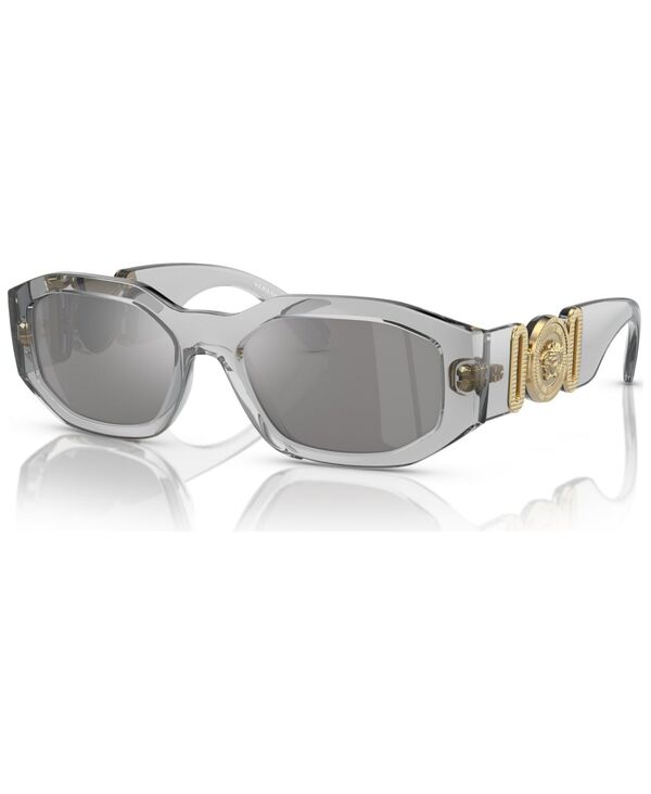 ヴェルサーチ 【送料無料】 ヴェルサーチ メンズ サングラス・アイウェア アクセサリー Unisex Sunglasses VE4361 Biggie Transparent Gray