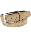 【送料無料】 フローシャイム メンズ ベルト アクセサリー Lucky Brogue Suede Belt Sand