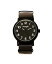 【送料無料】 ラングラー メンズ 腕時計 アクセサリー Men's Watch 51MM IP Black Case with Black Dial Black Arabic Numerals with Black Hands Black Nato Strap Analog Black Second Hand Black