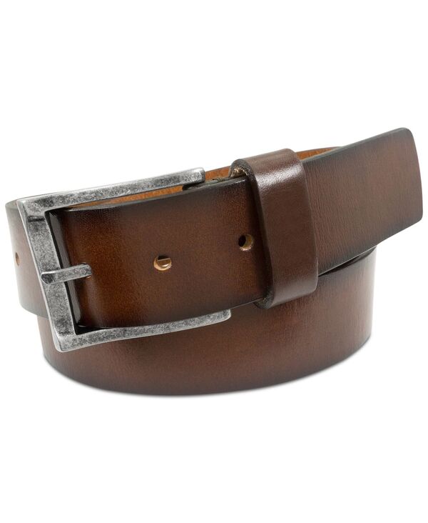 【送料無料】 フローシャイム メンズ ベルト アクセサリー Men's Albert Saddle Leather Belt Brown