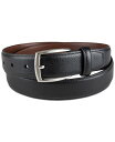 【送料無料】 クラブルーム メンズ ベルト アクセサリー Men's Faux Leather Pebble Grain Stretch Belt Black