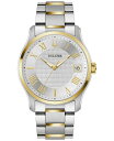 【送料無料】 ブロバ メンズ 腕時計 アクセサリー Men's Classic Wilton Two-Tone Stainless Steel Bracelet Watch 41mm Two-tone