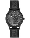 yz FTX FT[` Y rv ANZT[ Men's Barbes Domus Two-Tone Stainless Steel Mesh Bracelet Watch 40mm Black