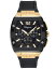 【送料無料】 サルヴァトーレ フェラガモ メンズ 腕時計 アクセサリー Men's Swiss Chronograph F-80 Tonneau Black Silicone Strap Watch 42mm Two Tone