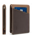 【送料無料】 ミオマリオ メンズ 財布 アクセサリー Men's Slim Bifold Wallet with Quick Access Pull Tab Brown/tan