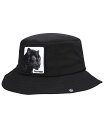 【送料無料】 グーリンブラザーズ メンズ 帽子 アクセサリー Men's Black Panther Bucket Hat Black(4)