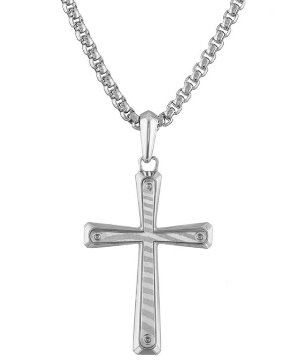 ブロバ メンズ アクセサリー 腕時計 Tシャツ レース Bulova Men's Icon Damascus Steel Pendant Neckla..