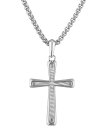 yz uo Y rv ANZT[ Men's Icon Damascus Steel Pendant Necklace in Sterling Silver 24