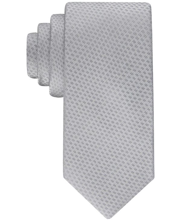 yz JoNC Y lN^C ANZT[ Men's Micro-Dot Tie Silver
