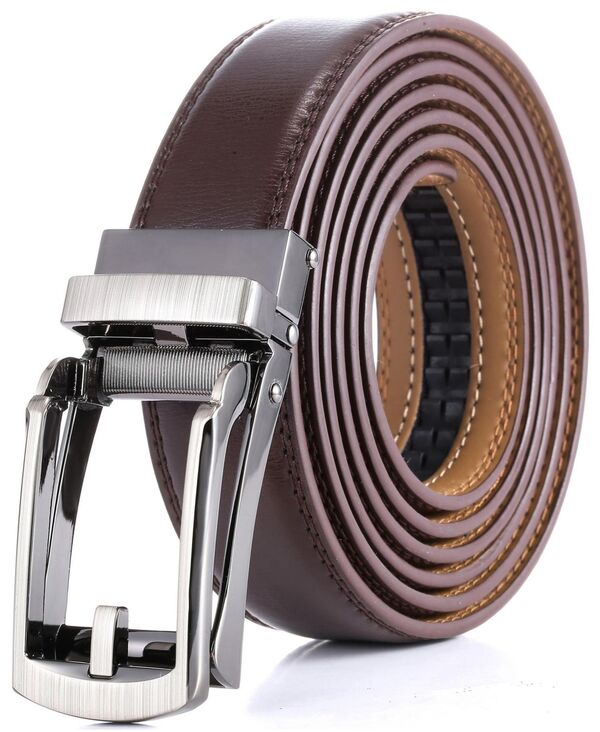 【送料無料】 ミオマリオ メンズ ベルト アクセサリー Men's Bristle Leather Linxx Ratchet Belt Amber