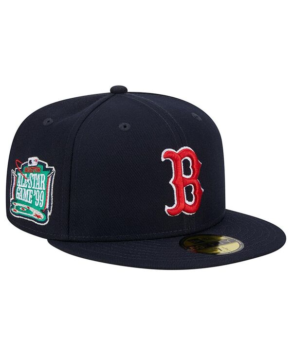 楽天ReVida 楽天市場店ニューエラ メンズ アクセサリー 帽子 New Era Men's Navy Boston Red Sox 1999 All Star Game Team Color 59FIFTY Fitted Hat Navy ネイビー